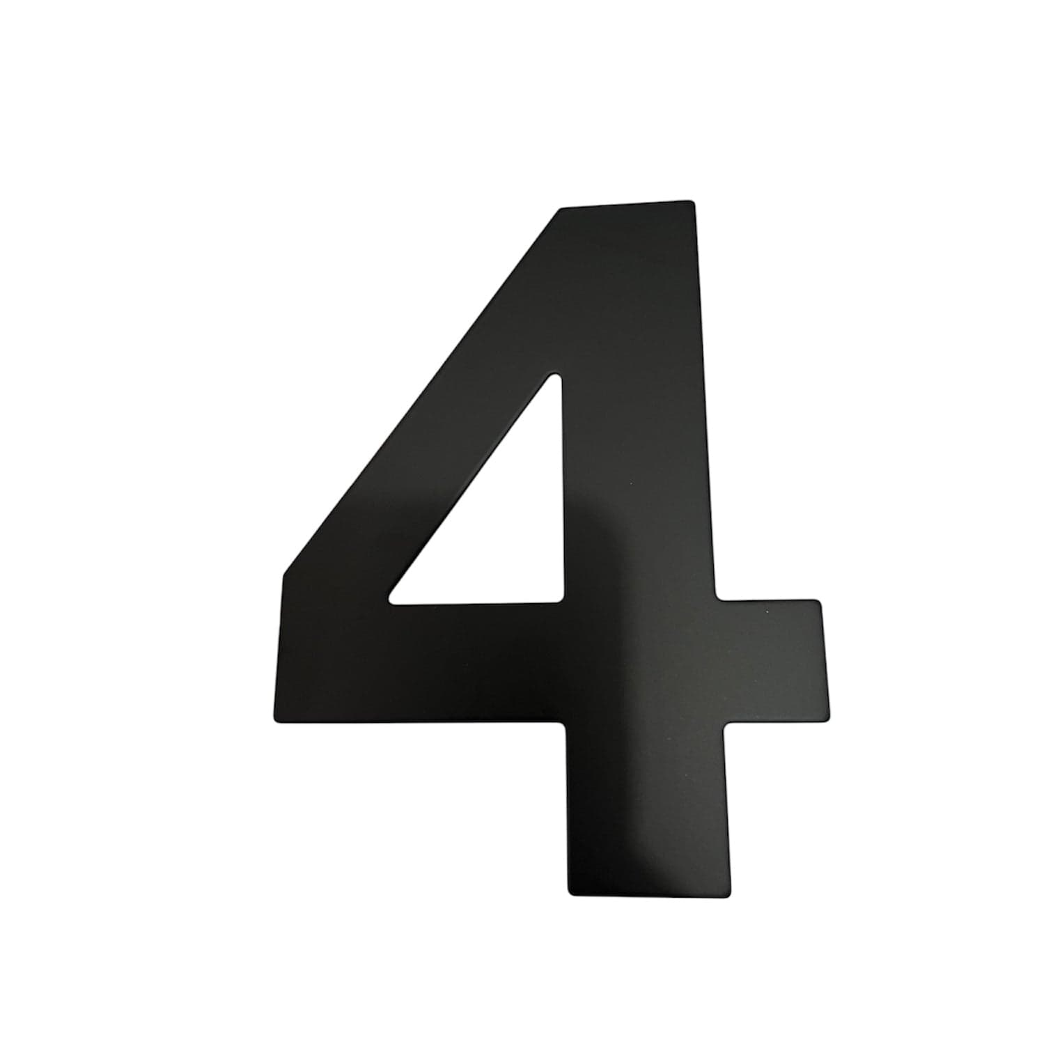 Número 4 acero inoxidable negro mate 200mm Cerrajes 0807-271