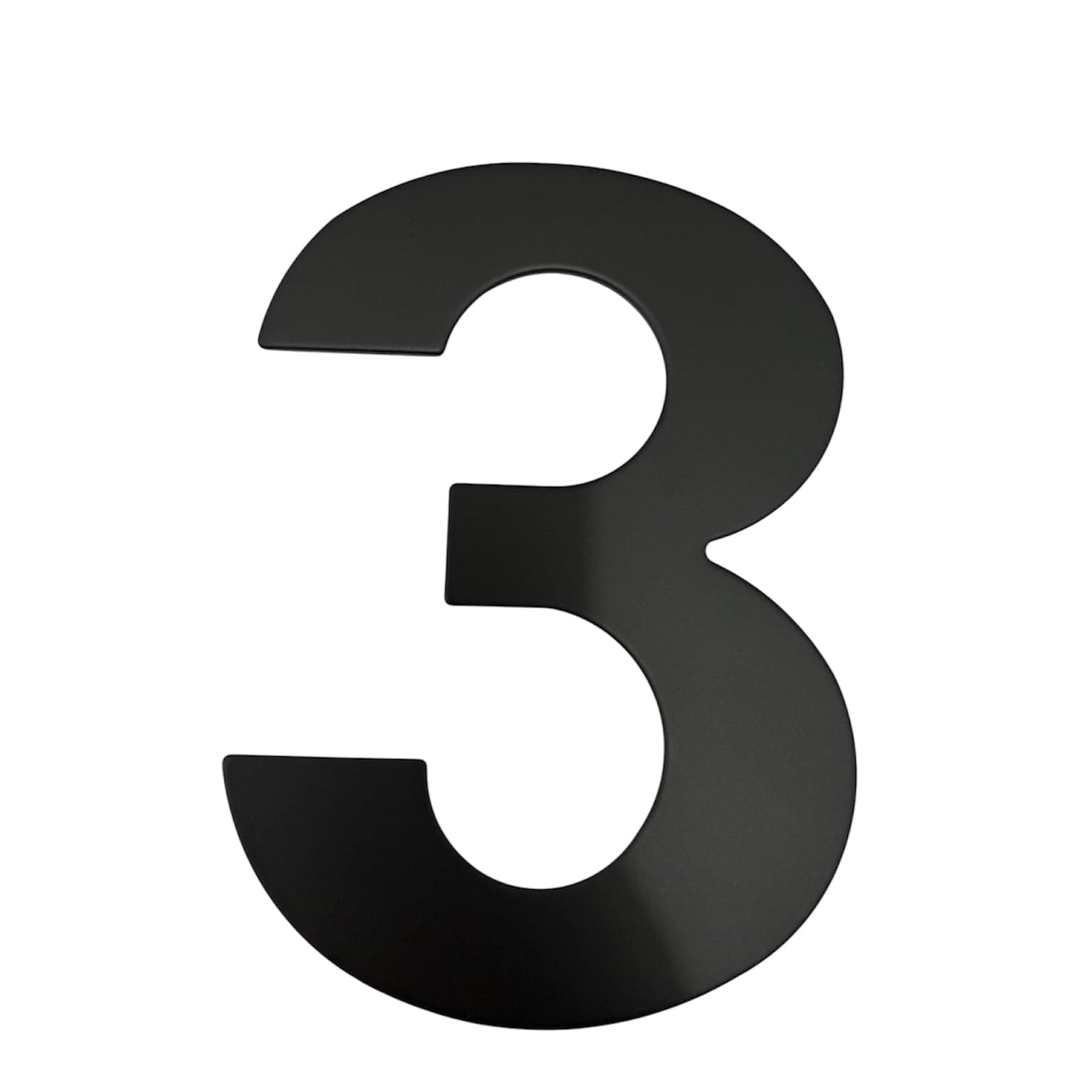 Número 3 acero inoxidable negro mate 152mm Cerrajes 0807-261 — imagen 1