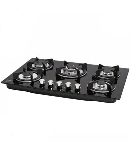 Parrilla de Gas 5 Quemadores Cristal Negro 48409 FOSET — imagen 1