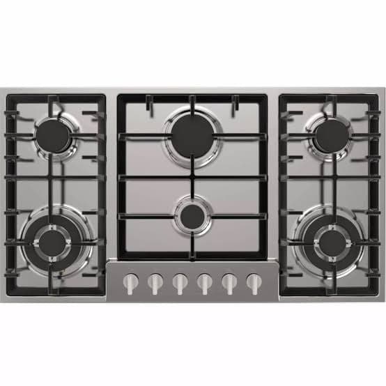 Parrilla de Gas 6 Quemadores 90cm Acero Inoxidable EB-483A — imagen 1