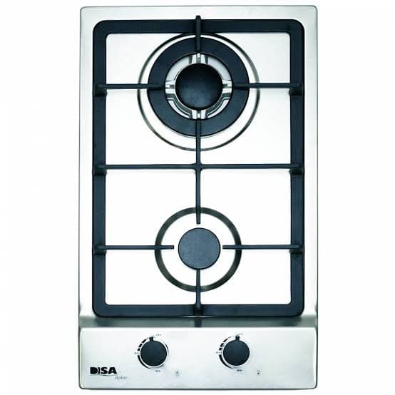 Parrilla Empotrable de Gas 2 Quemadores Acero Inoxidable PAEM-2 DISA