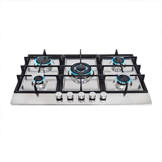 Parrilla de Gas 5 Quemadores 76cm Acero Inoxidable 5Q-PS-76 SUPRA — imagen 1