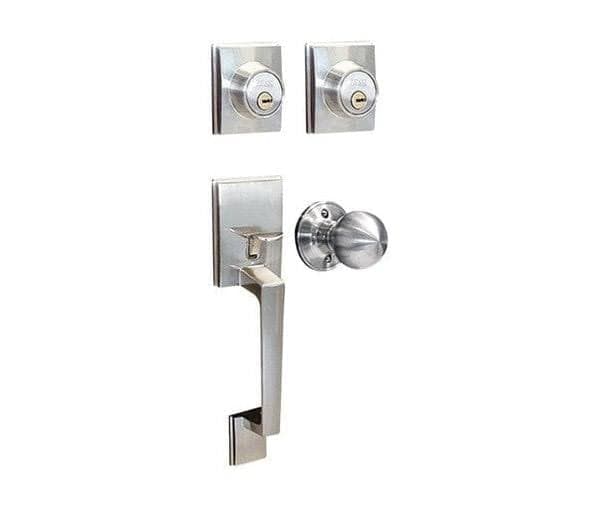 Cerradura Puerta Principal Dexter 6310 Boston Níquel Satín Alta Seguridad