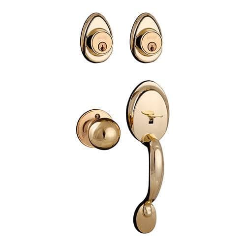 Cerradura Puerta Principal Dexter 6742 Dalton Latón Brillante — imagen 1