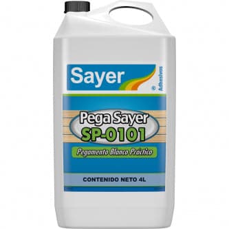 Galón Pegamento Blanco Practico Sayer Lack SP-0101 — imagen 1