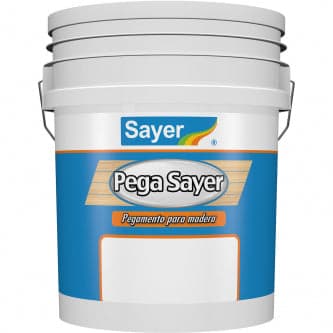 Cubeta 19lt Pegamento Blanco Sayer Lack SP-0100 — imagen 1