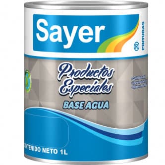 Litro Hidrolack Transparente Base Agua Exterior HI-0800 Sayer Lack — imagen 1