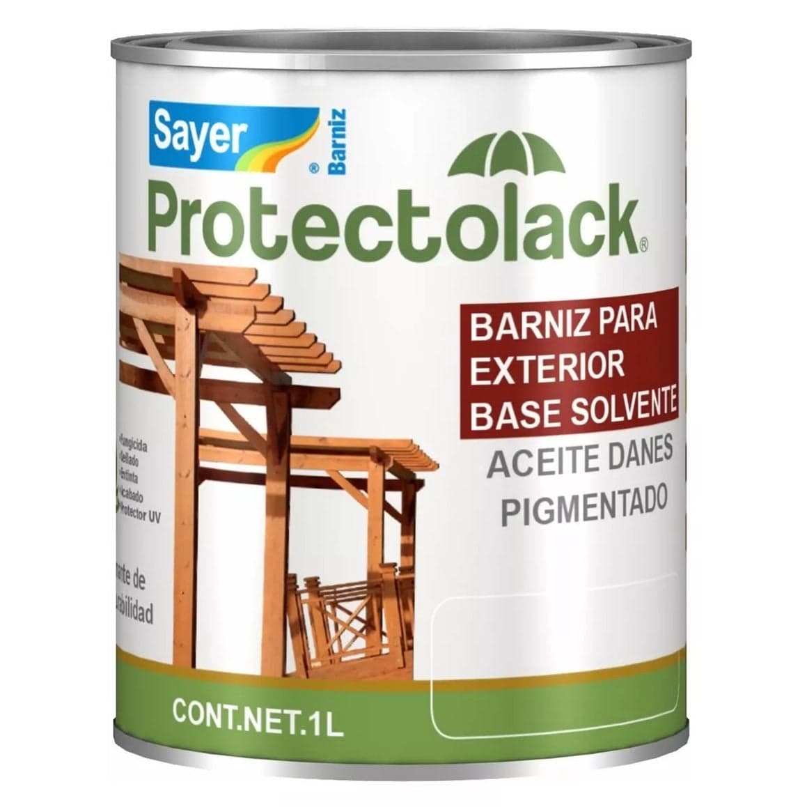 Aceite Impregnante Exterior Sayer Lack HI-0115 Nogal - Máxima Protección y Acabado Natural para Madera — imagen 1