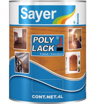 Galón Polylack Brillante Exterior UB-0200  Sayer Lack — imagen 1
