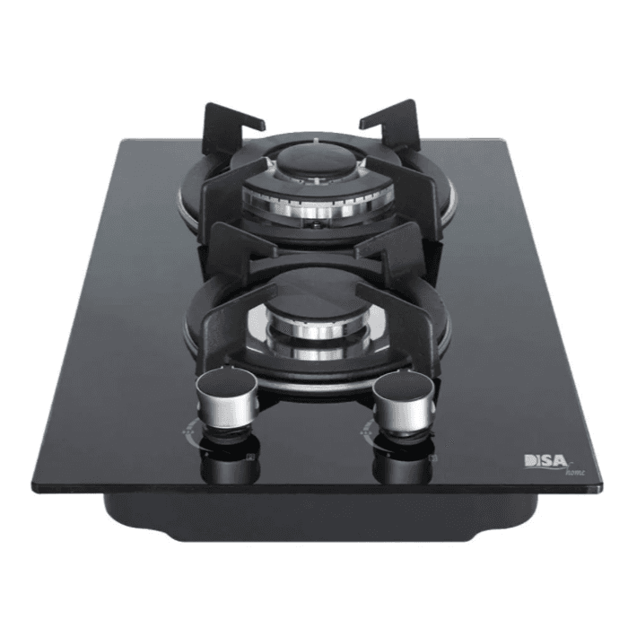Parrilla Empotrable Disa 2 Quemadores 29 Cm Negra - PAEMC-2 — imagen 1