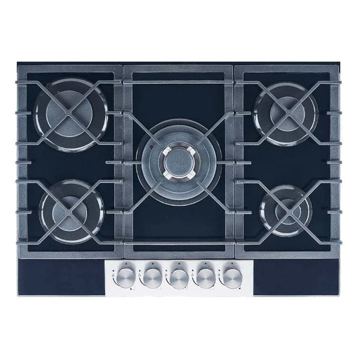 Parrilla EB a Gas 5 Quemadores Vidrio Negro - EB486BL